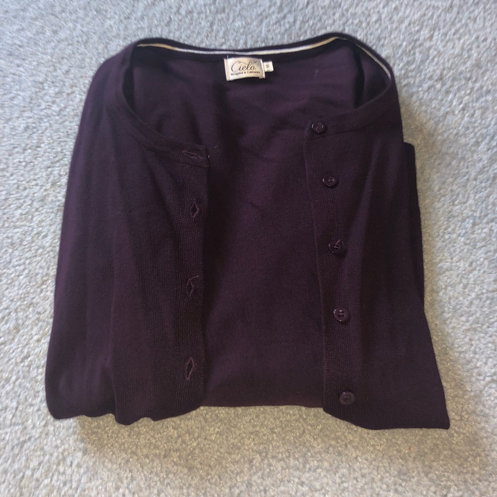 Super Soft Purple Cardigan